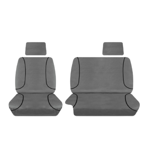 Tradies 1 Row Front Seat Cover Grey Ranger BT50 - RPG1067TRG