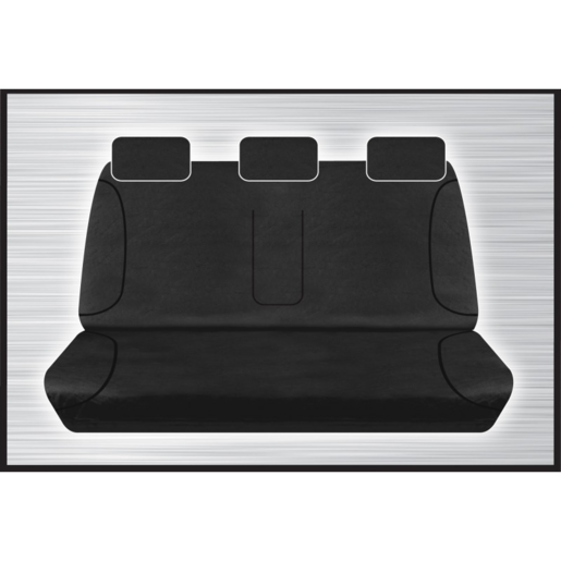 Tradies 1 Row Rear Seat Cover Black Ranger BT50 - RPG5001TRB
