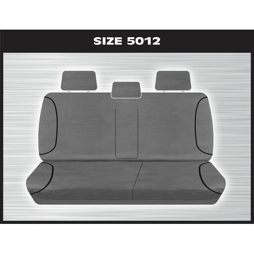 Tradies 1 Row Rear Grey Seat Cover Suits for Dmax - RPG5012TRG