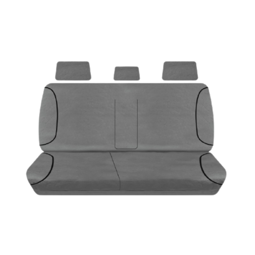 Tradies 1 Row Rear Seat Cover Grey Hilux 07/2015 to Current - RPG5029TRG