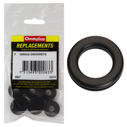 Champion 3/8 x 3/4 Wiring Grommets - C63-7