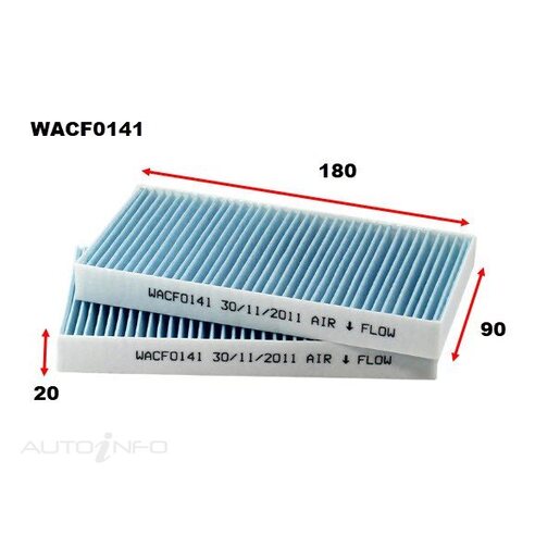 Wesfil Cabin Air Filter - WACF0141