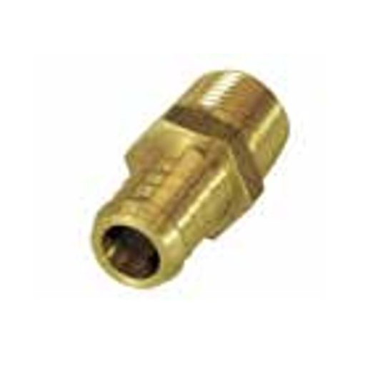 TFI Racing Brass Male Tail 1/4" Hose 1/4" NPT - NPTS1414