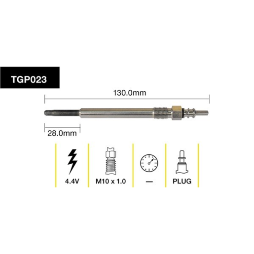 Tridon Diesel Glow Plug - TGP023