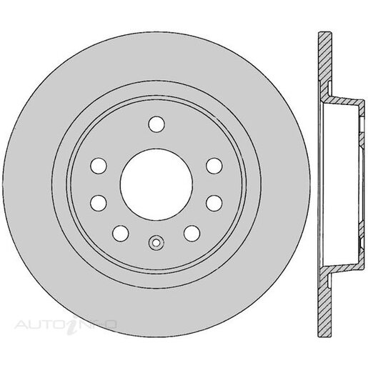 Protex Rear Ultra 4WD Disc Rotor - DR12395