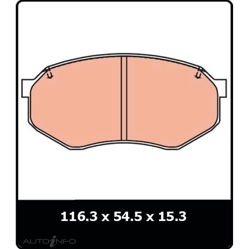 TRW Rear Brake Pads - GDB1014