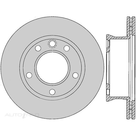 Protex Front Ultra 4WD Disc Rotor - DR12305