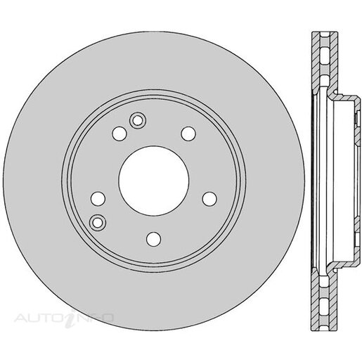 Protex Front Ultra 4WD Disc Rotor - DR12320