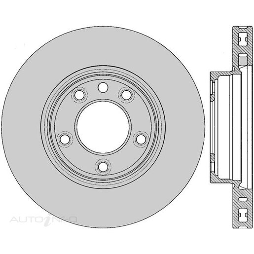 Protex Front Ultra 4WD Disc Rotor - DR12354