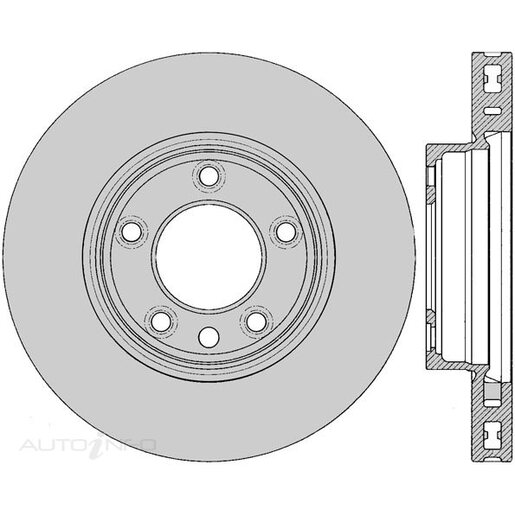 Protex Front Ultra 4WD Disc Rotor - DR12355