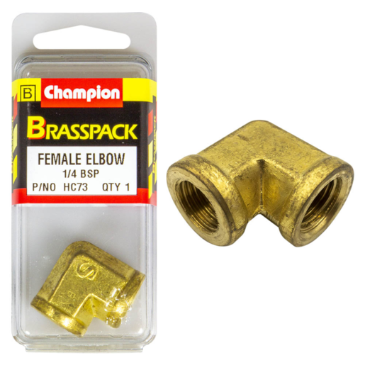 Champion 1/4" BSP Female Elbow - HC73