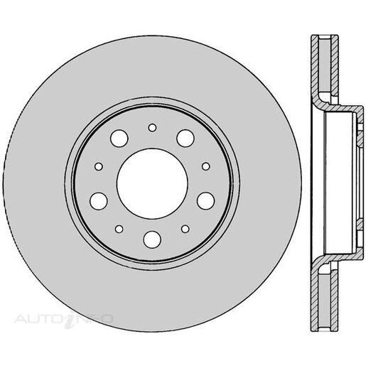 Protex Front Ultra 4WD Disc Rotor - DR12352