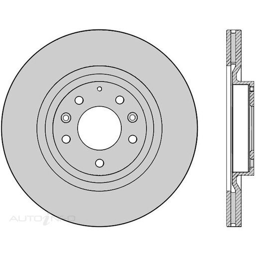 Protex Front Ultra 4WD Disc Rotor - DR12375