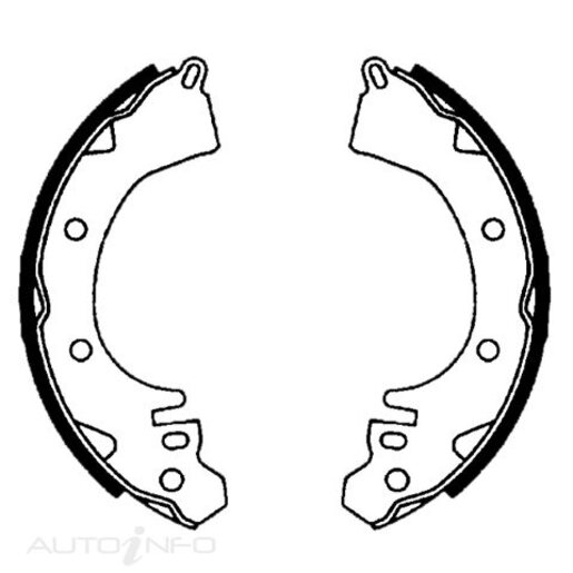 Bendix Rear Brake Shoes - BS1592