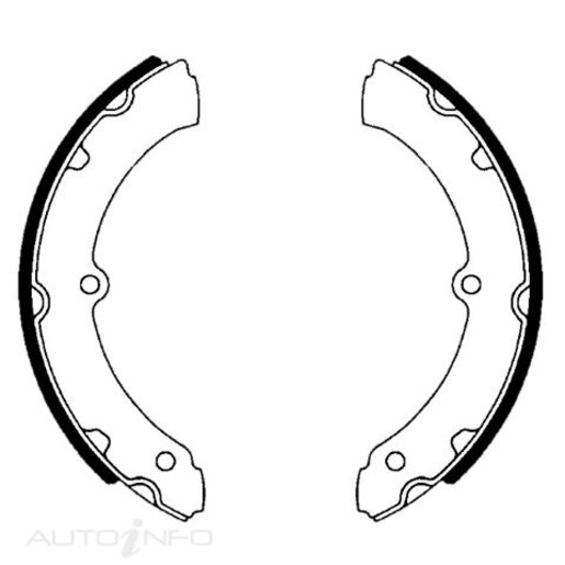 Bendix Rear Brake Shoes - BS1631