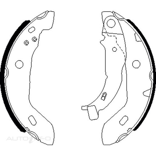 Bendix Rear Brake Shoes - BS5016