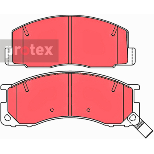 Protex Ultra 4WD Ceramic Front Brake Pads - DB1215CP