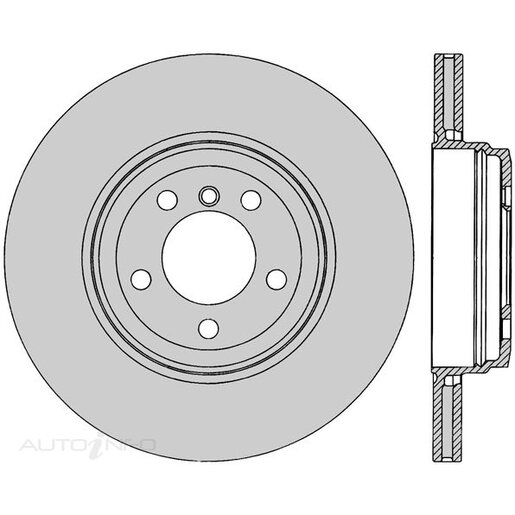 Protex Ultra Select Disc Rotor - Rear - SDR12340