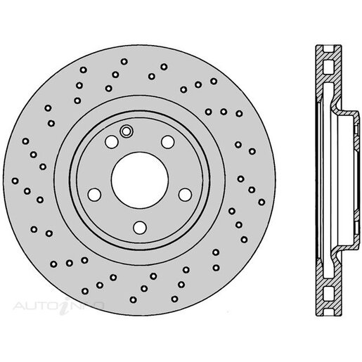 Protex Ultra Performance Disc Rotor - Front - PDR1010HX