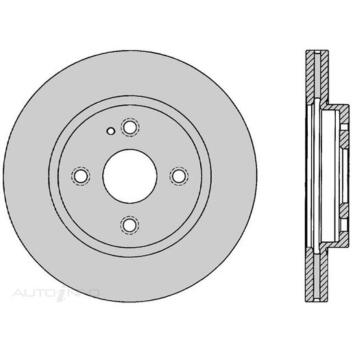 Protex Front Ultra 4WD Disc Rotor - DR1056