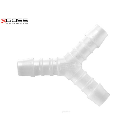 Goss Hose Connector Y 6.5mm X 10mm X 10mm - Y06