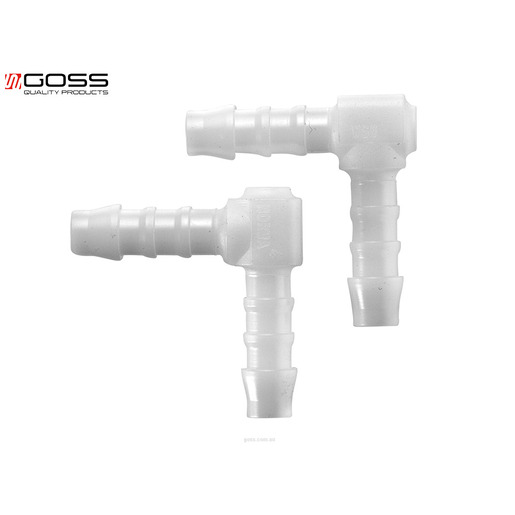 Goss Hose Connector Elbow 3mm X 5mm - E03