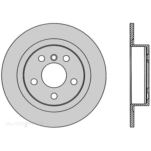 Protex Rear Ultra 4WD Disc Rotor - DR1100