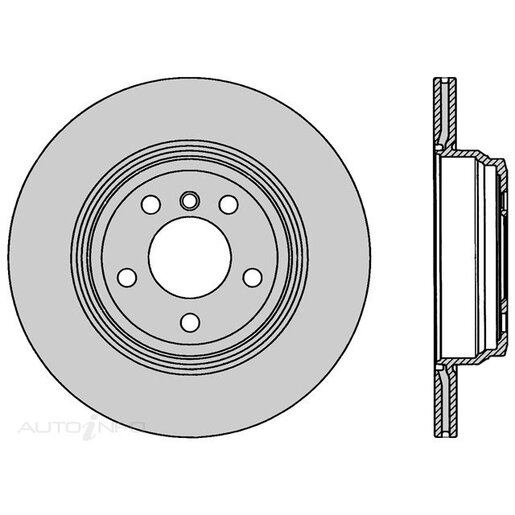 Protex Rear Ultra 4WD Disc Rotor - DR1103