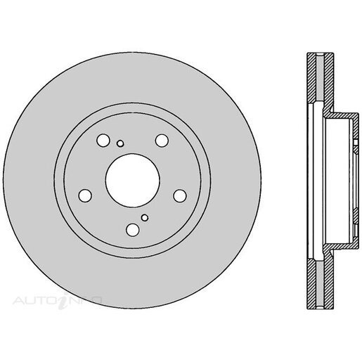 Protex Front Ultra 4WD Disc Rotor - DR1112