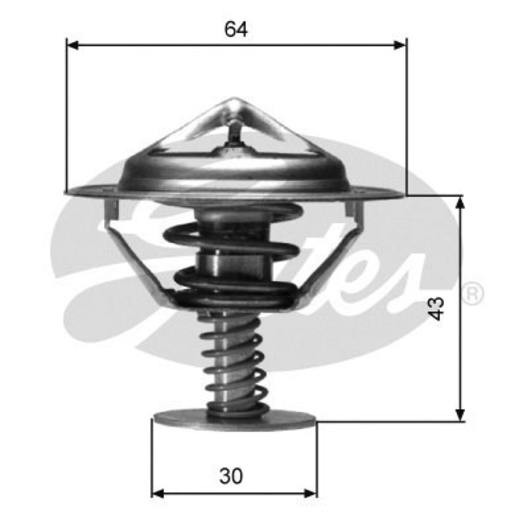 Gates Thermostat to Suit Mitsubishi Magna 3.5 TJ - TH05982G1