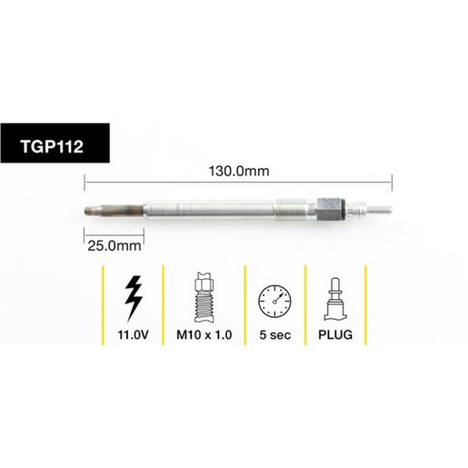 Tridon Diesel Glow Plug - TGP112