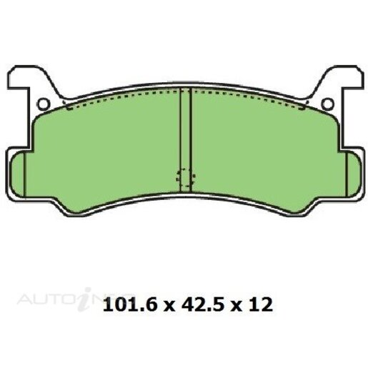 Protex Ultra 4WD Ceramic Rear Brake Pads - DB1159CP