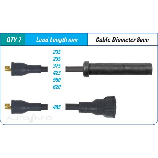 PAT Premium Spark Plug Lead Kit - ILS-233