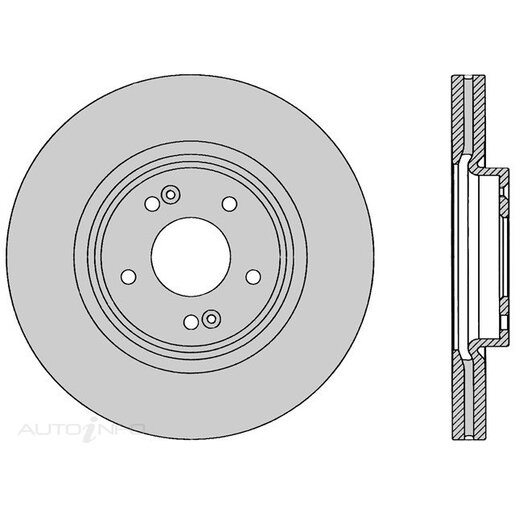 Protex Ultra Disc Rotor Front - DR1105