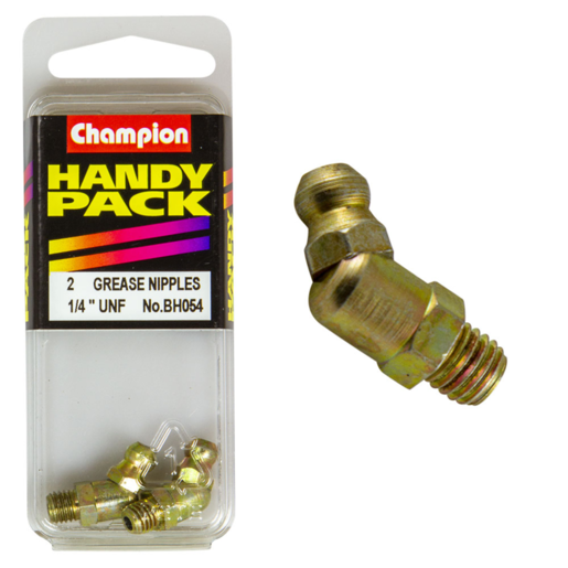 Champion Handy Pack Grease Nipples 1/4" UNF 45 Deg CN - BH054