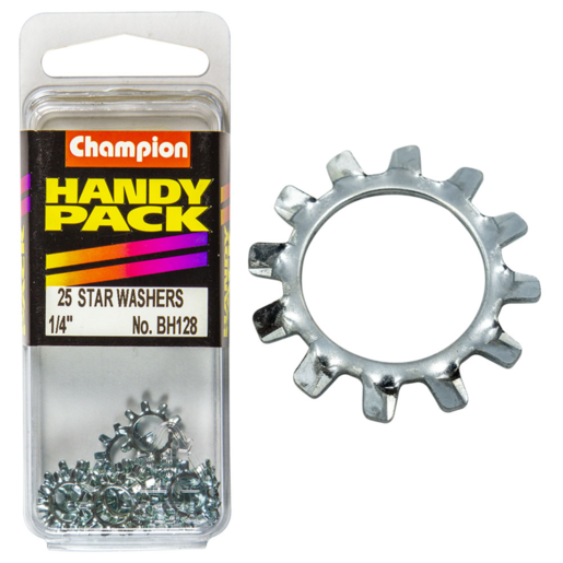 Champion Handy Pack Star Washer 1/4" External ESW - BH128