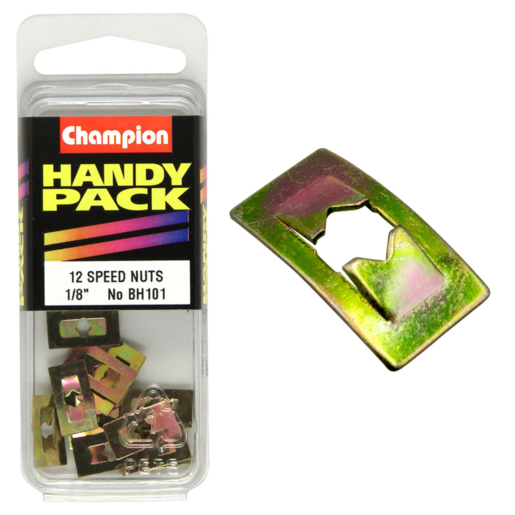 Champion Handy Pack Speed Nuts 1/8 x 1/2 x 5/16" Spire - BH101