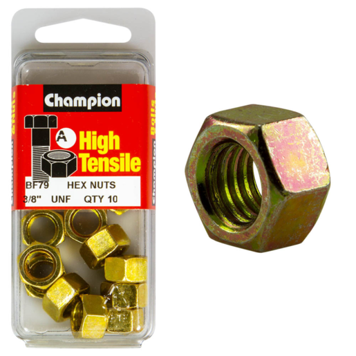 Champion Blister Nut 3/8" UNF Nut - BF79