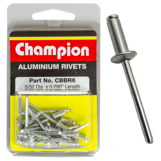 Champion 5/32 x 0.290 Rivet Pack - CBBR6