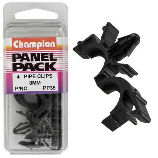 Champion Pipe Clips 8mm - PP35