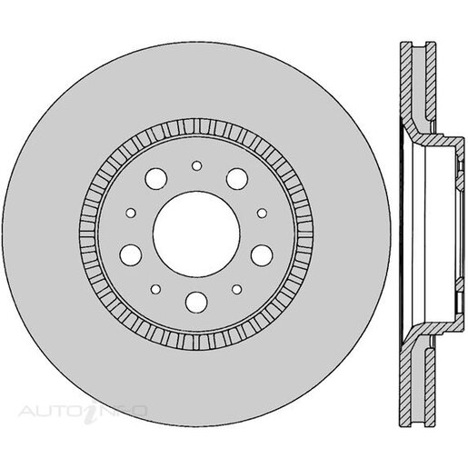 Protex Front Ultra 4WD Disc Rotor - DR12112