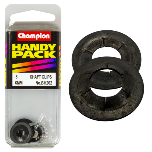 Champion Handy Pack External Shaft Lock Rings 6mm - BH262