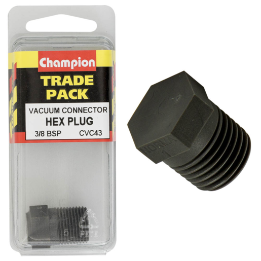 Champion Hex Taper Plug 3/8 BSP - CVC43