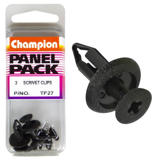 Champion Scrivet Clips 6mm - TF27