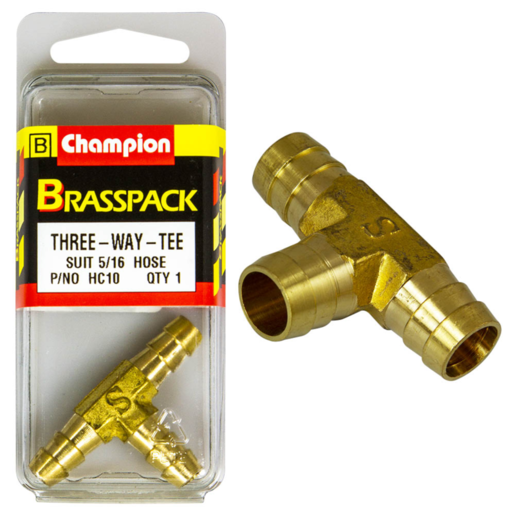 Champion 5/16" Brass T Joiner - HC10