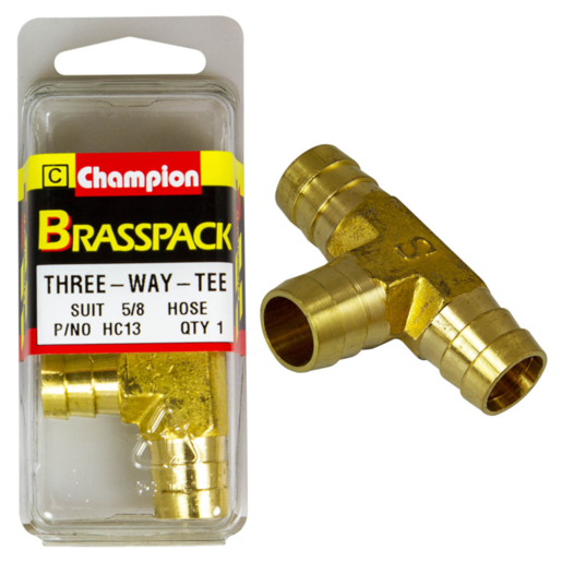 Champion 5/8 Brass T Fitting - HC13