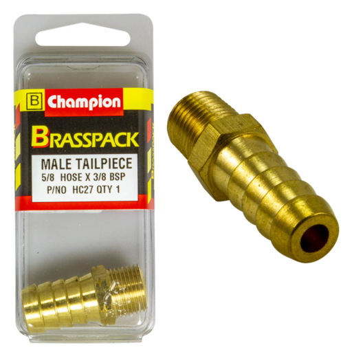 Champion 5/8" x 3/8" Male Hose Barb - HC27