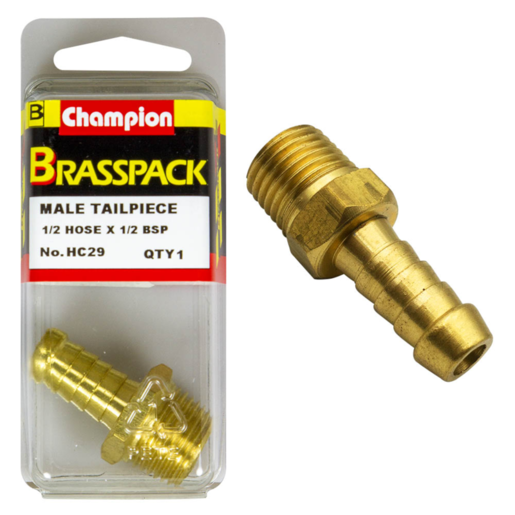 Champion 1/2 x 1/2 Male Hose Barb - HC29