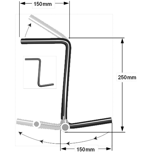 Codan 'Z' Bend Fuel Hose (not EFI) 6mm - HFZ6