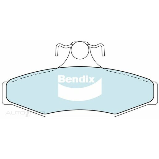 Bendix Rear Brake Pads - DB1376-GCT